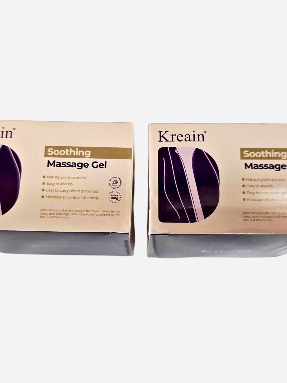 Set of 2: Kreain Soothing Massage Gel 2x 100g